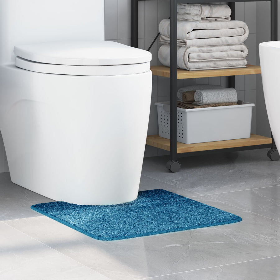 Badmat U-Vormig 50X50 Cm Polypropeen Antislip Blauw