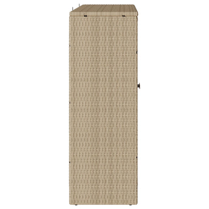 Opbergkast 100X36X102 Cm Rattan Beige