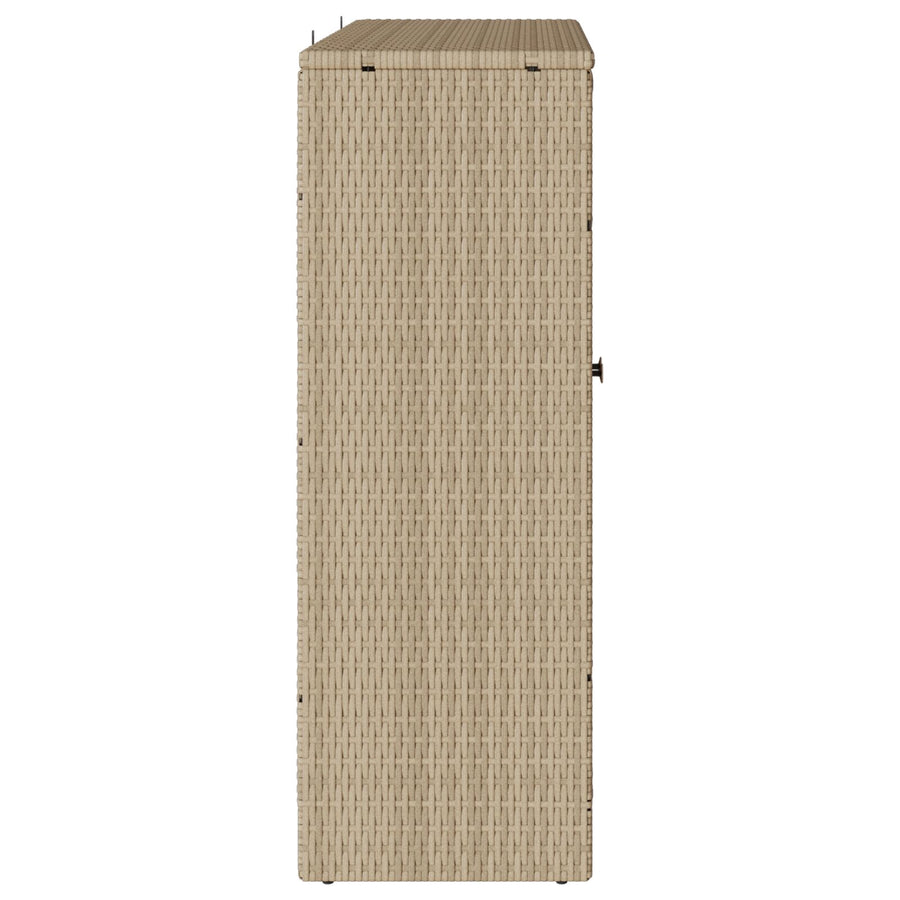 Opbergkast 100X36X102 Cm Rattan Beige