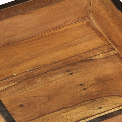 2-Delige Diensten Set Massief Hout Gerecycled 29 x 31 x 10 cm