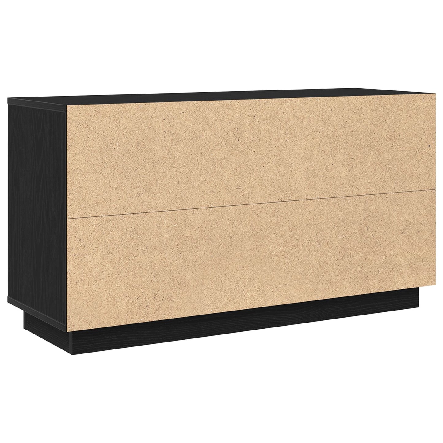 Sideboard Zwart Eiken 102X35X55 Cm Engineered Wood