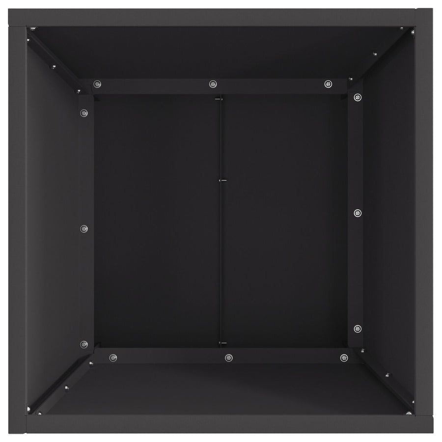 Vuurkorf Vierkant Zwart Staal 40 x 40 x 30 cm Koudgewalst staal/Zwart
