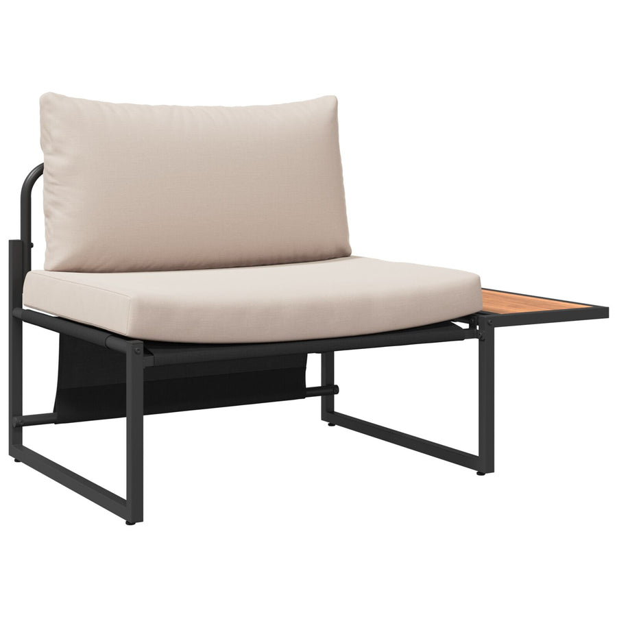 3-Delig Tuinsofa Set Met Taupe Kussens