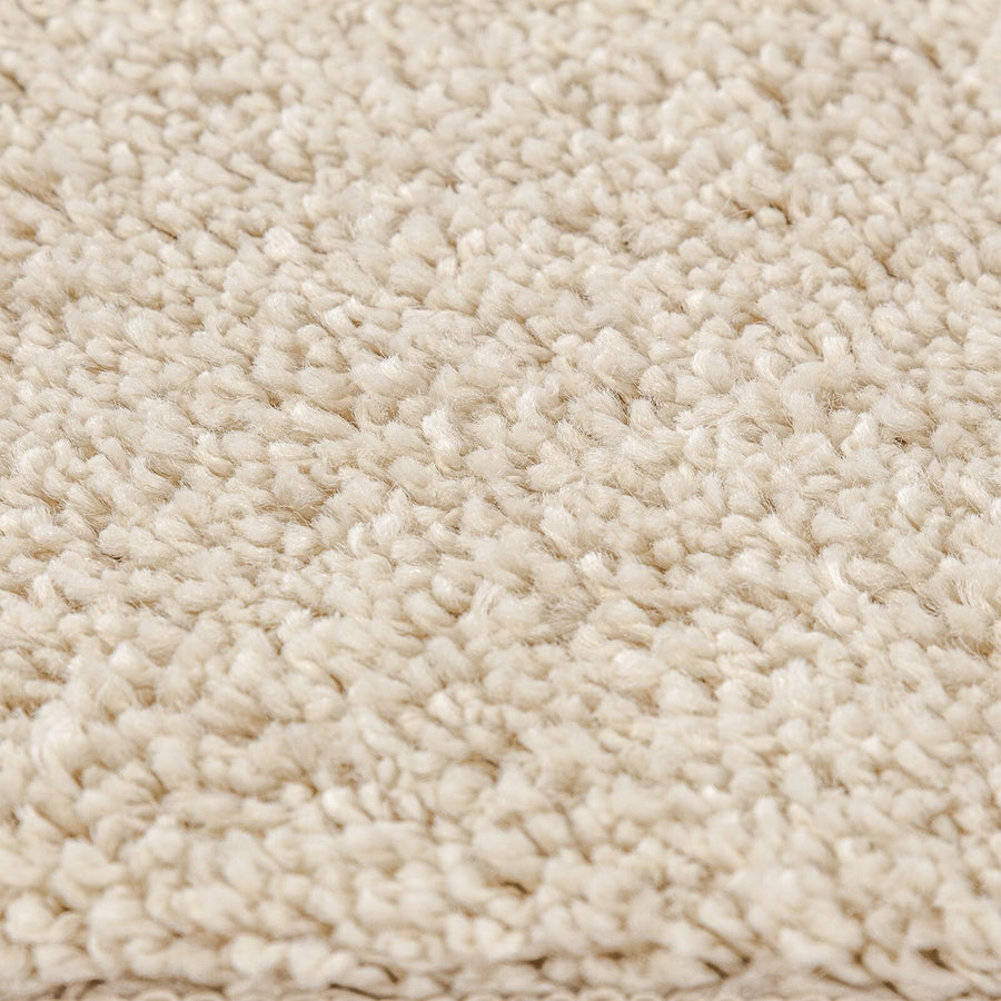 Vloerkleed (168) 100% Pp Crème 120 x 120 cm