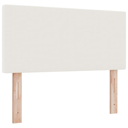 Hoofdbord Effen Design Korduroy Stof Crème 100 cm Laag hoofdbord