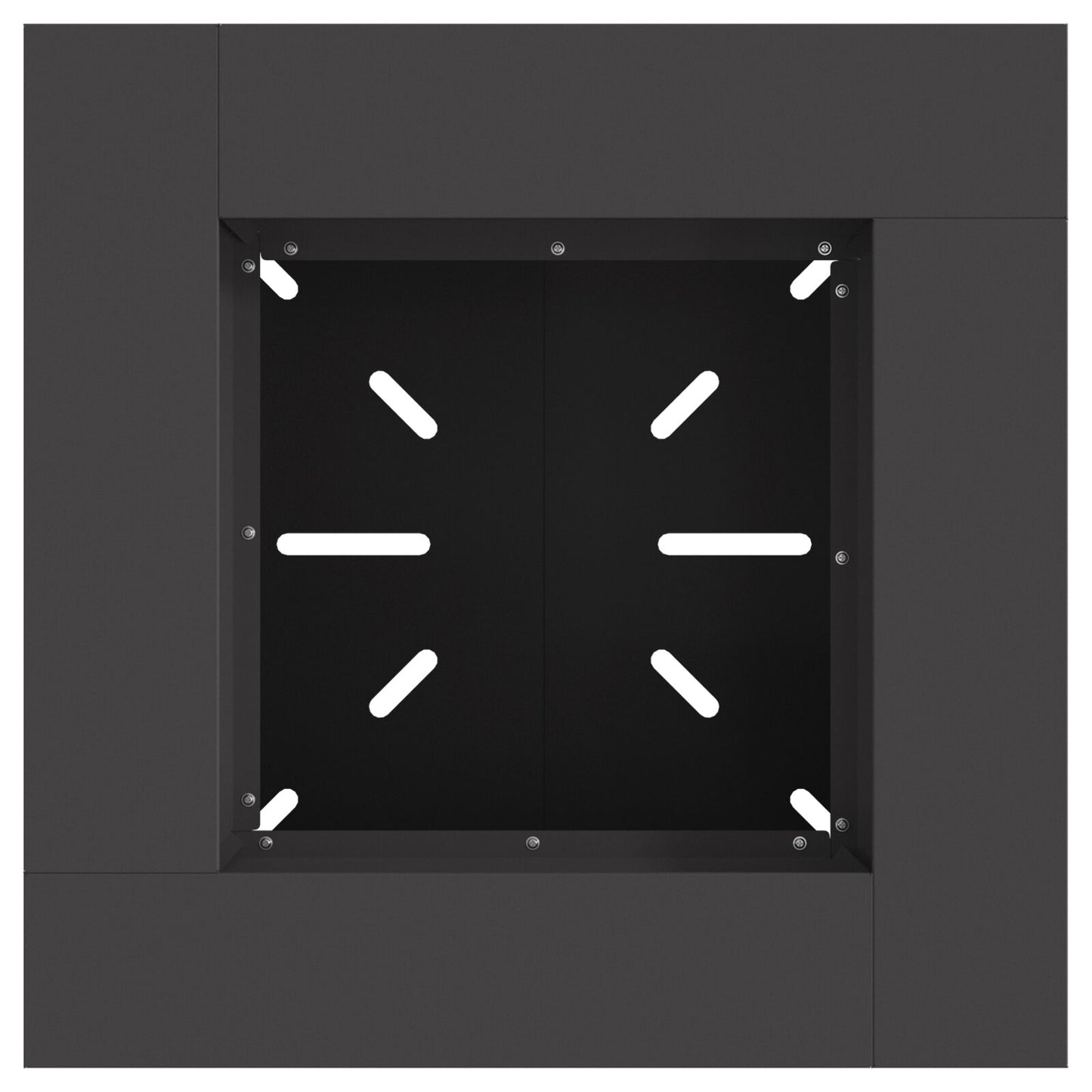 Vuurkorf Zwart Staal Koudgewalst staal/Zwart 60 x 60 x 50 cm