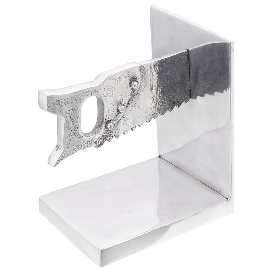 Boekensteunen 2 Stuks Zilver 11X14X17,5 Cm Aluminium Zaag