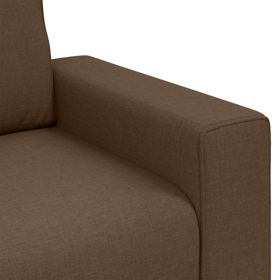 Fauteuil Stof Bruin 59 cm