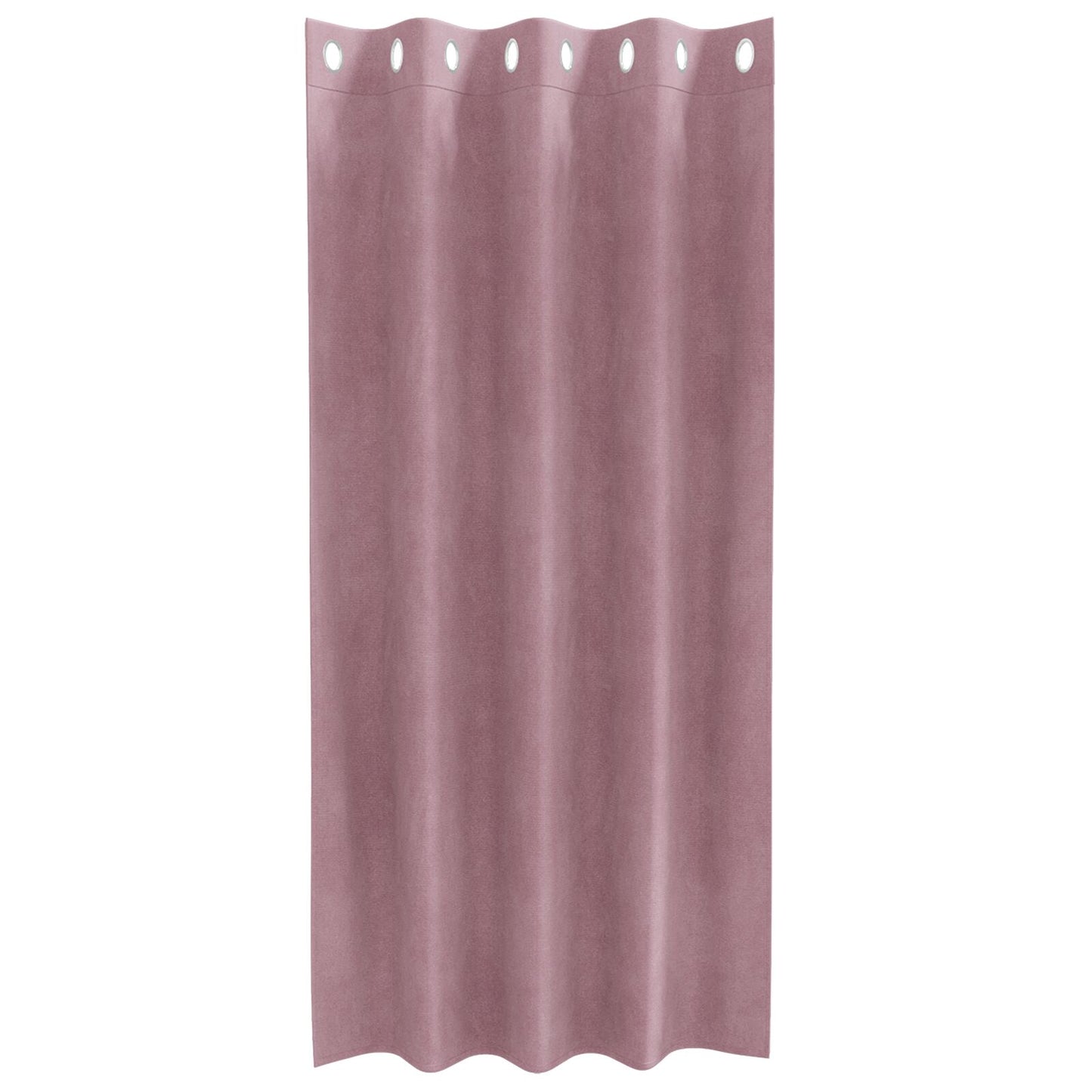 Blackout Gordijnen 2 Stuks Velours Donkerroze 140 x 175 cm met oogjes