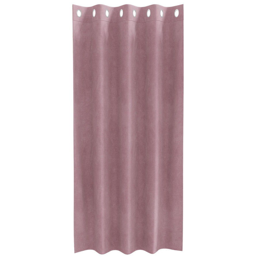 Blackout Gordijnen 2 Stuks Velours Donkerroze 140 x 175 cm met oogjes