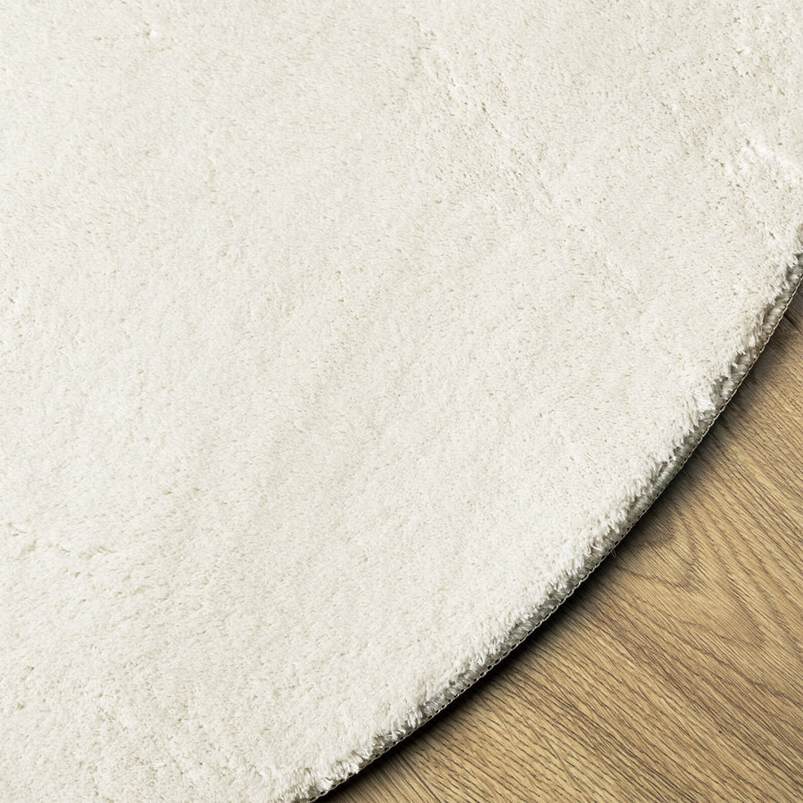 Tapijten Crème Wol 140 X 200 Cm Duurzaam Vloerkleed Ovaal