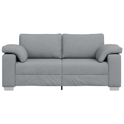Loveseat Van Stof Lichtgrijs 140 cm