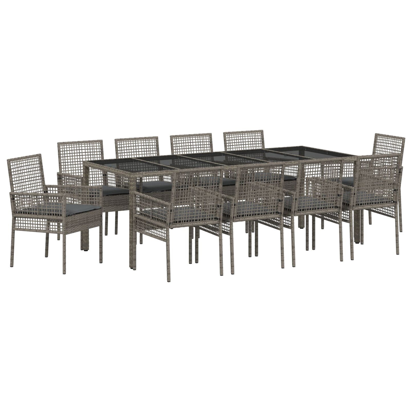 Set Van 6 Grijs, Zwart