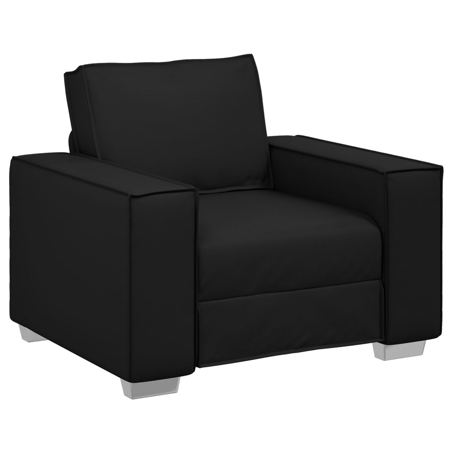 E Faux Leren Fauteuil - Zwart 59 cm