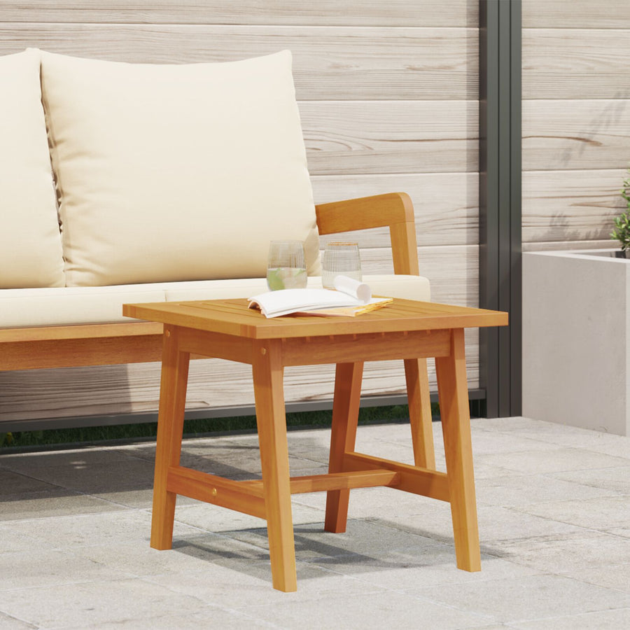45X45X40 Cm Massief Acaciahout zonder kussen Zijtafel