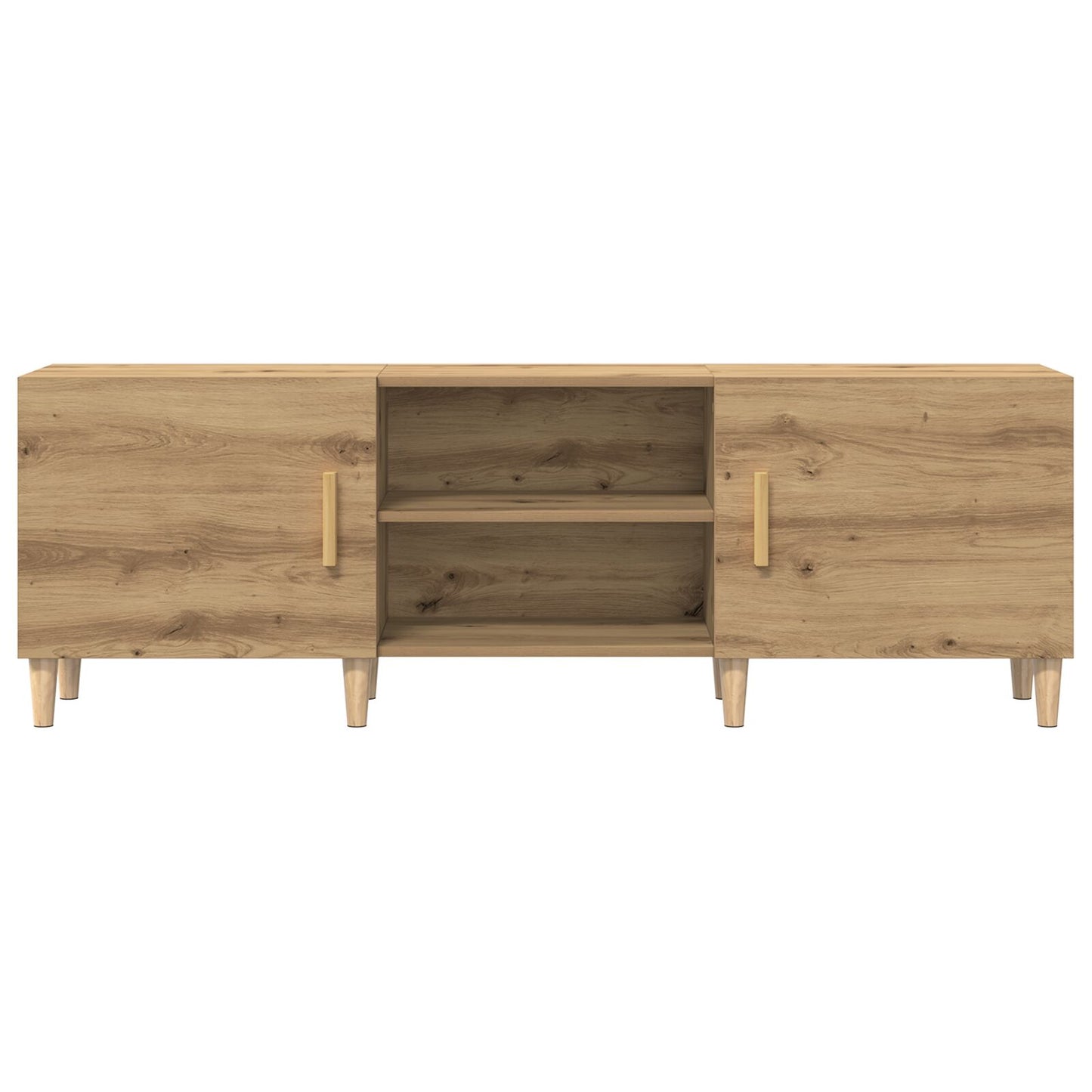 Tv-Meubel In Artisan Eiken - 150X30X50 Cm - Gemaakt Van Engineered Wood