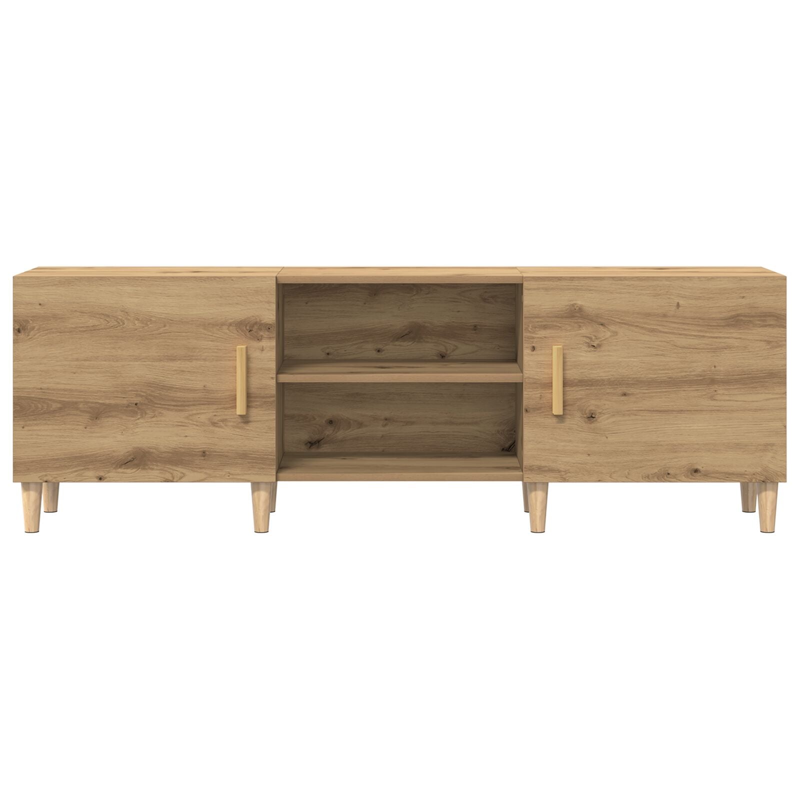 Tv-Meubel In Artisan Eiken - 150X30X50 Cm - Gemaakt Van Engineered Wood