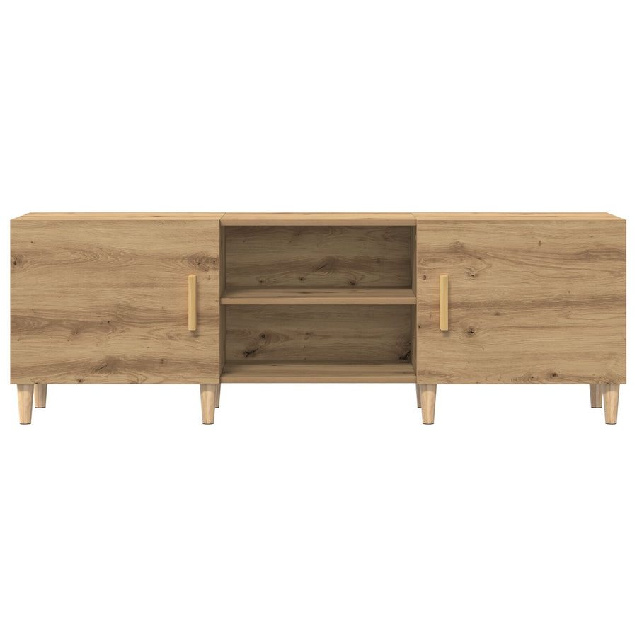 Tv-Meubel In Artisan Eiken - 150X30X50 Cm - Gemaakt Van Engineered Wood