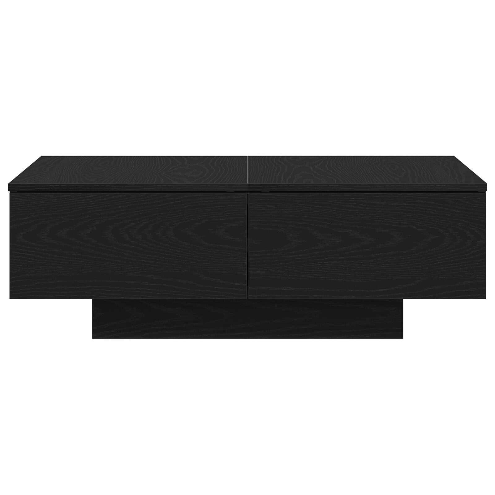 Salontafel Zwart Eiken 90X60X31 Cm Gelaagd Hout