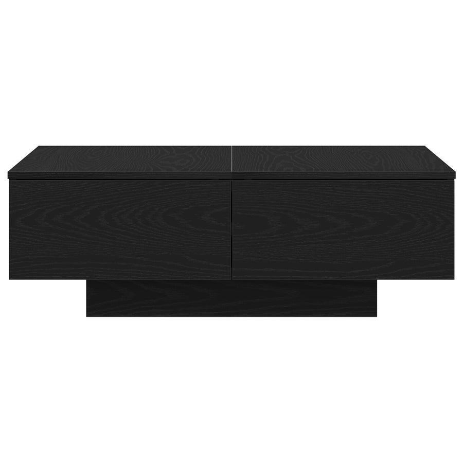 Salontafel Zwart Eiken 90X60X31 Cm Gelaagd Hout