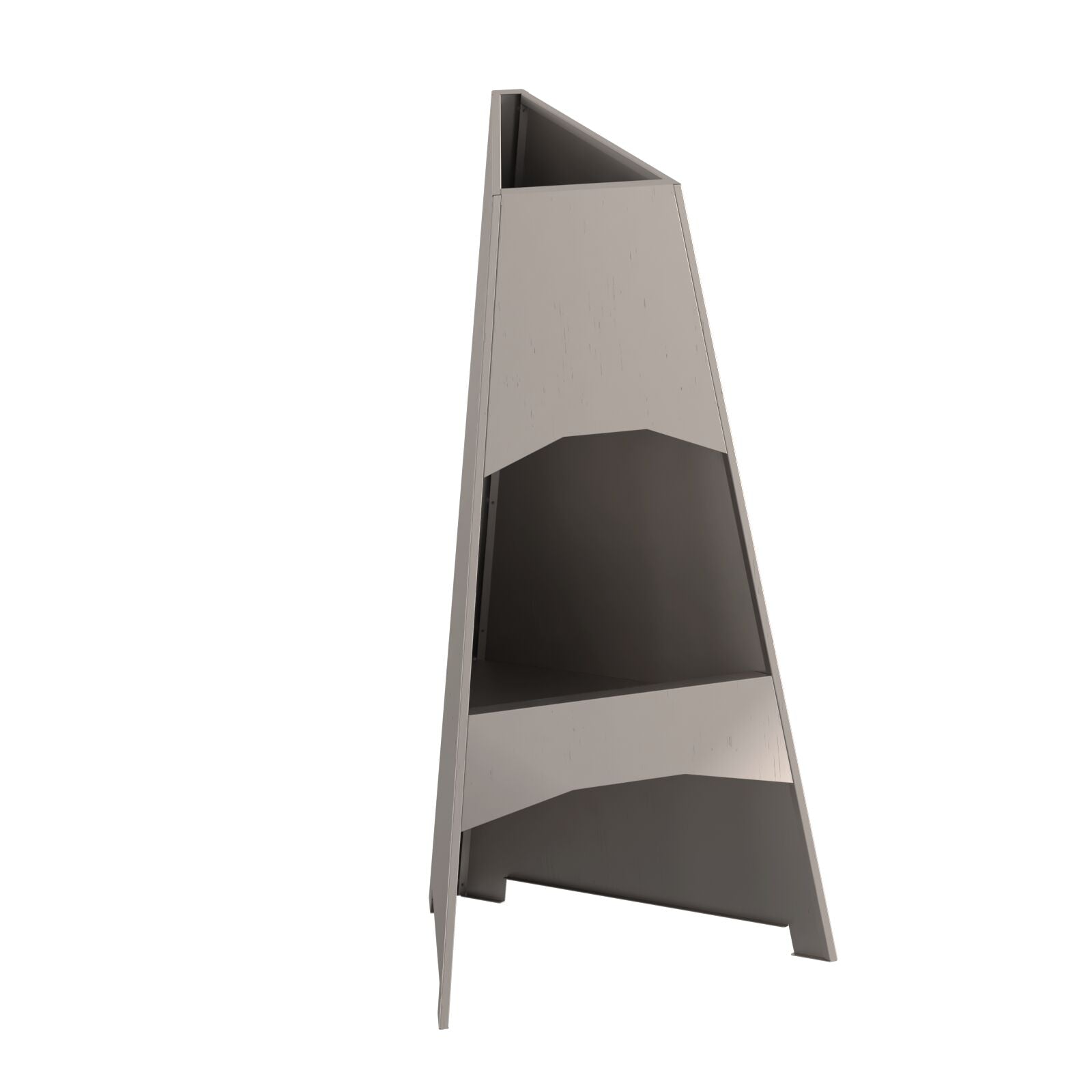 Vuurkorf Piramide 50X45X95 Cm Verweerd Staal Verweerd staal/Bruin