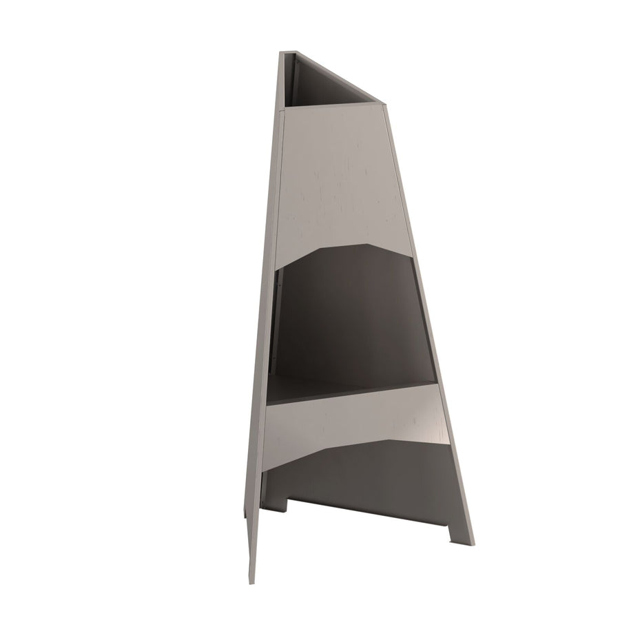 Vuurkorf Piramide 50X45X95 Cm Verweerd Staal Verweerd staal/Bruin