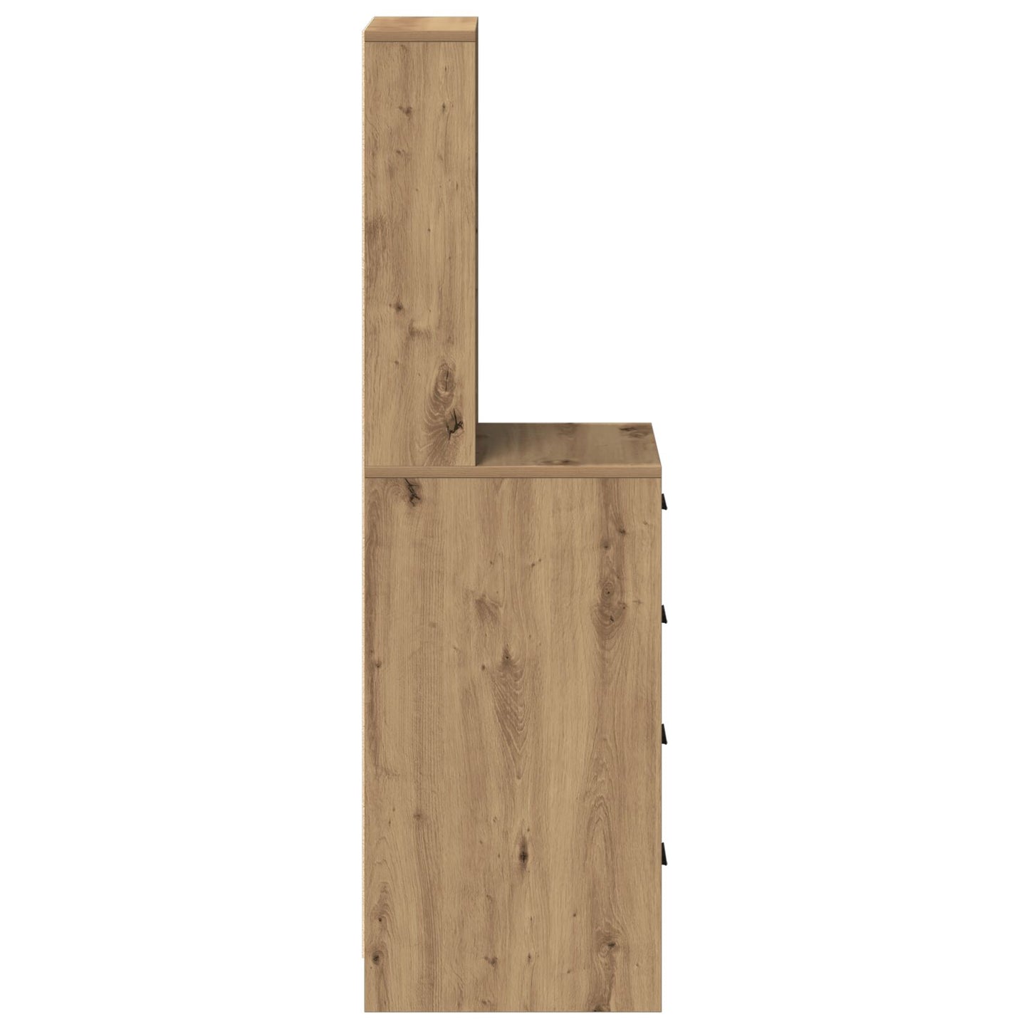 Hoogkast 40X41X135 Cm Bewerkt Hout Ambachtelijk eiken