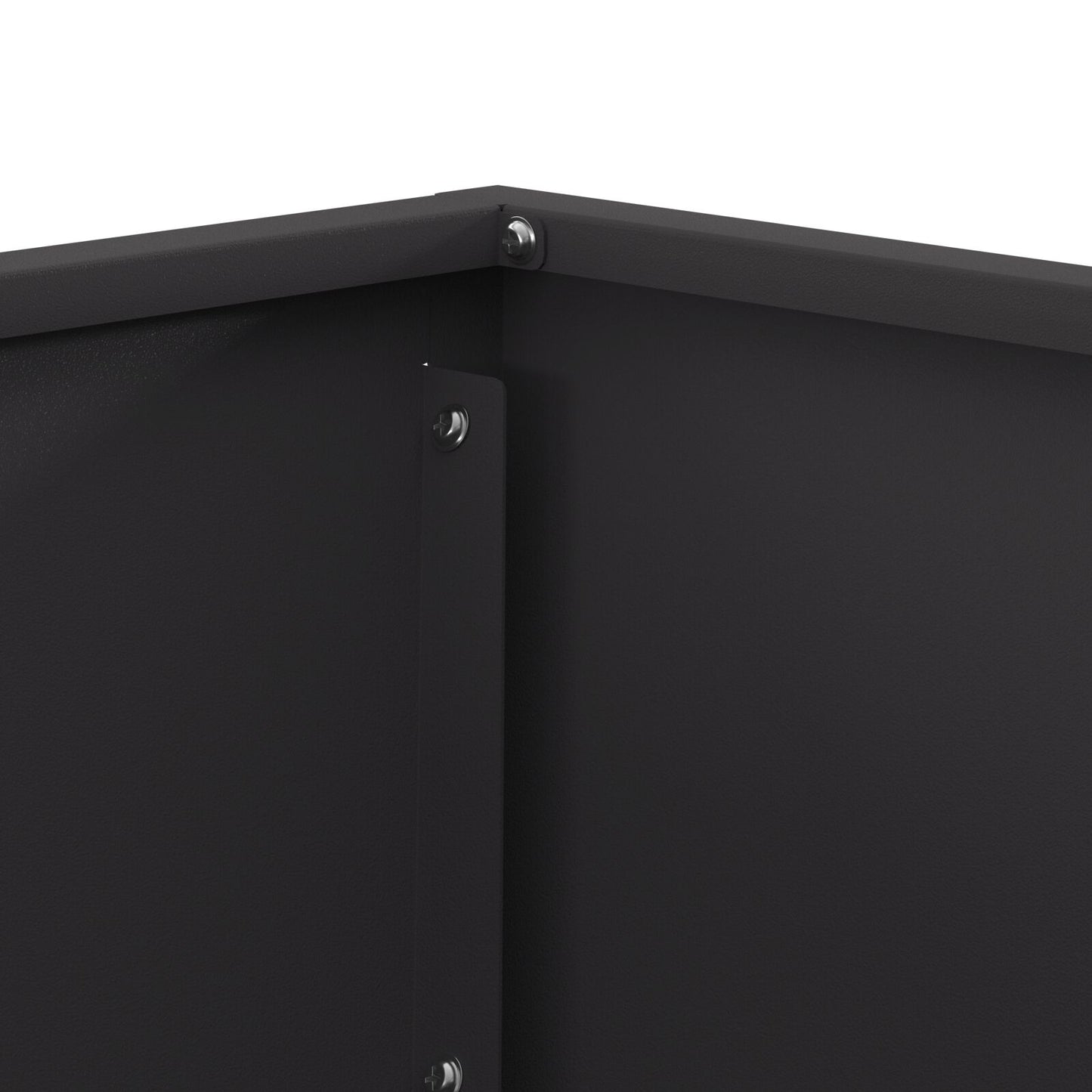 Vuurkorf Vierkant Zwart Staal 60 x 60 x 35 cm Koudgewalst staal/Zwart