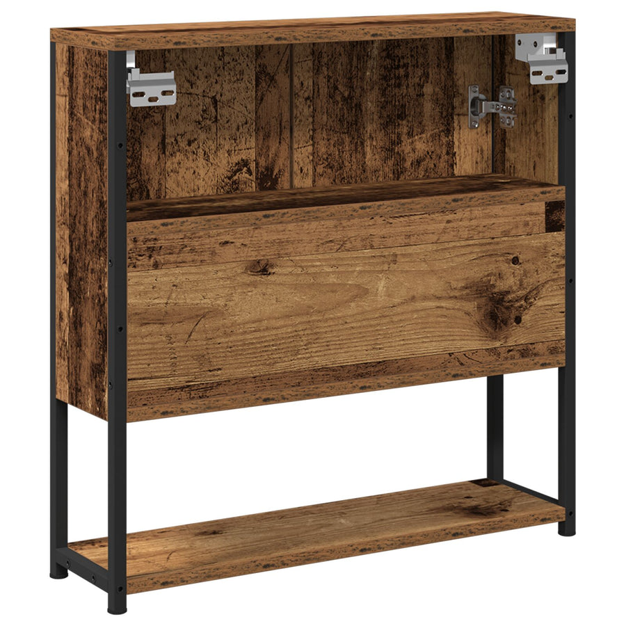 Badkamerspiegelkast 60X16X60 Cm Engineered Hout Oude hout