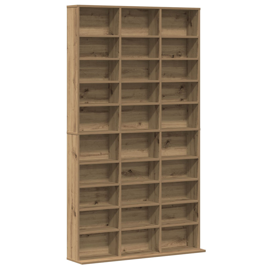Cd Kast In Artisan Eiken - 101X23X177.5 Cm Gemaakt Van Gelamineerd Hout