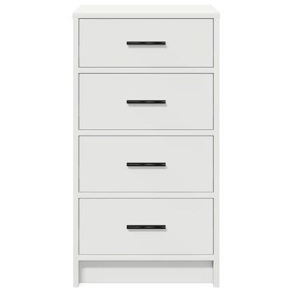 Dressoir 40X41X75 Cm Bewerkt Hout Wit