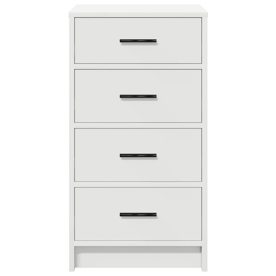 Dressoir 40X41X75 Cm Bewerkt Hout Wit
