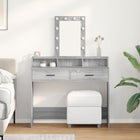 Console table with drawer Grey 100 x 41 x 140 cm Engineered wood