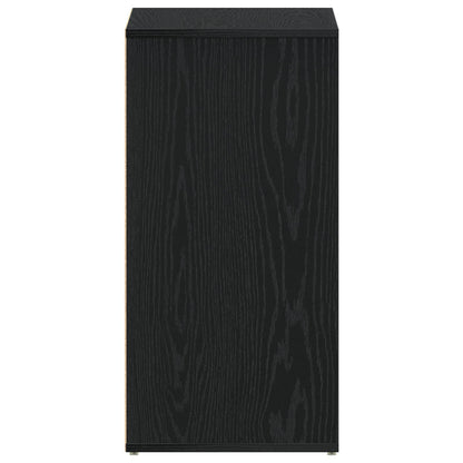 Schoenenkast Geengineerd Hout Zwart eiken 60 x 35 x 70 cm