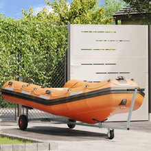 Boottrailer Met 3 Wielen, Opvouwbaar En Verstelbaar, 160 Kg Staal