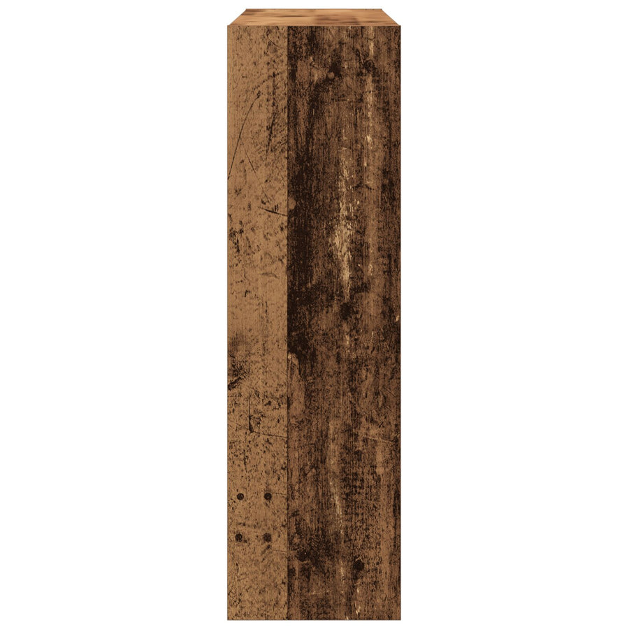 Boekenkast/Room Divider - Rustiek Hout - 100X30X103Cm - Geengineerd Hout