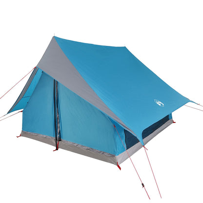 Kampeer tent A-frame 5-persoons blauwe waterdichte tent