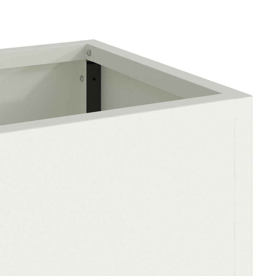 Verhogen Tuinbak Te Staal Wit 60 x 26 x 45 cm