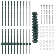 Kettinglink Hek Met 10 U Palen Groen 1X10 M Staal