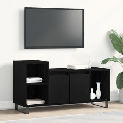 Tv-Kast 100X35X55 Cm Engineered Wood Zwart eiken