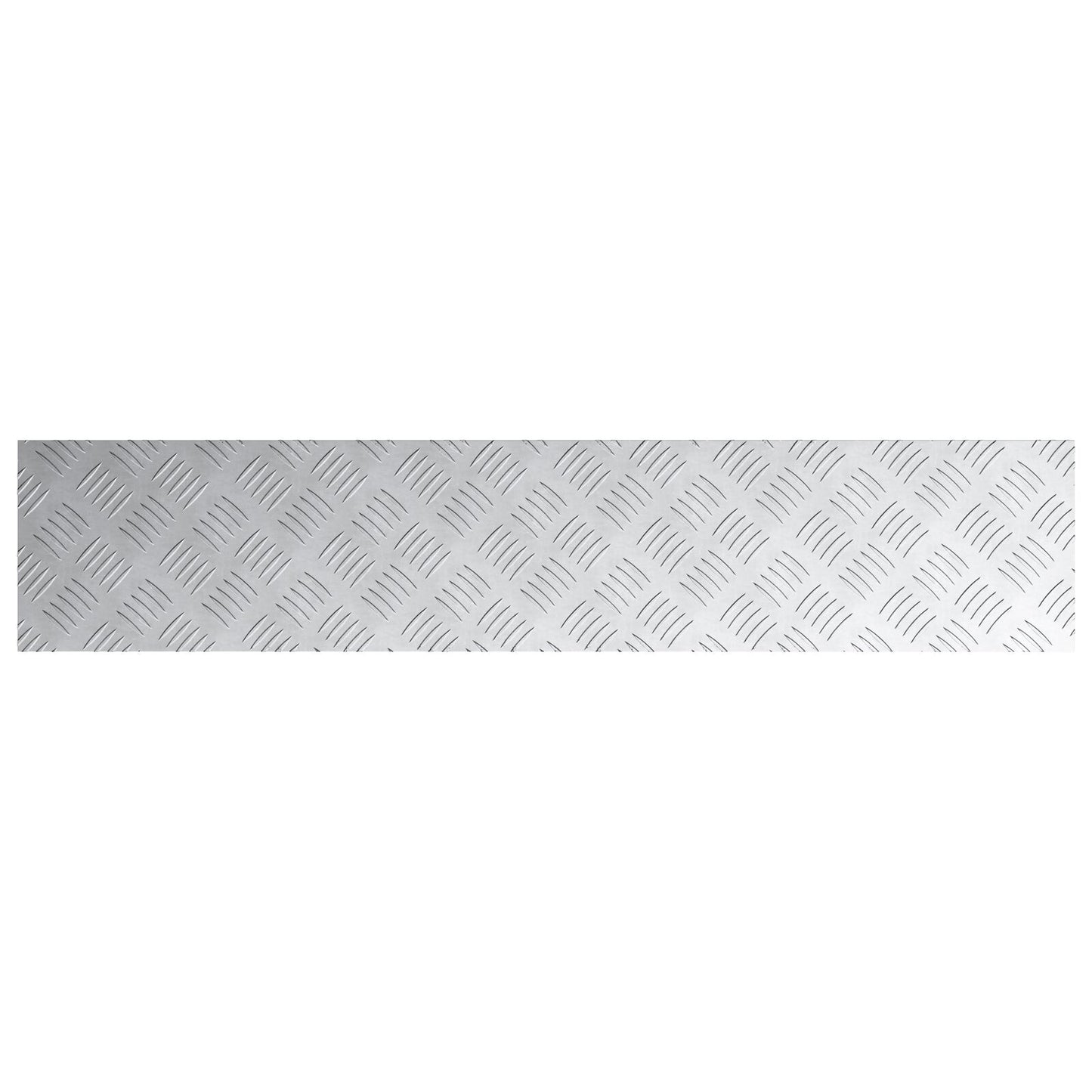 Aluminium Ruitplaten 4 Stuks Anti-Slip 100X20 Cm 100 x 20 x 0.3 cm Rechthoekig
