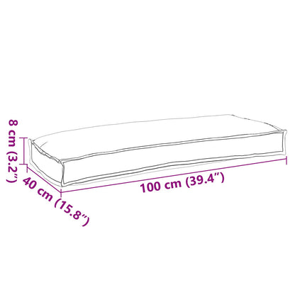 Stoel & Sofa Kussens Polyester Groot Afneembare Hoezen Anthraciet
