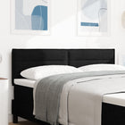 Hoofdbord 160 cm zwart stof
