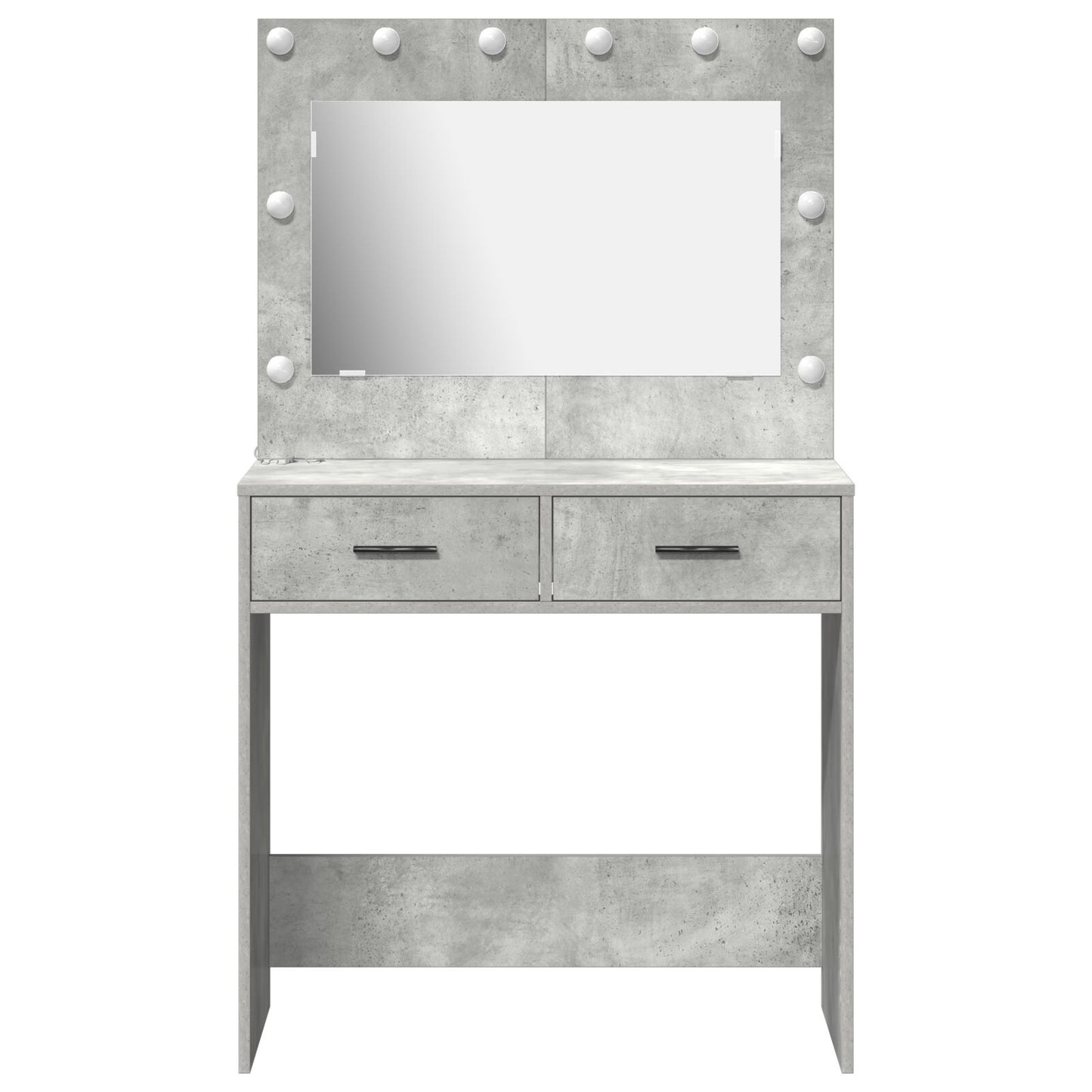 Kaptafel Met Led-Verlichting 78,5X41X135 Cm Beton grijs 78.5 x 41 x 135 cm