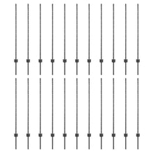 Heipalen 44 st U-Channel Grijs 160 cm Staal