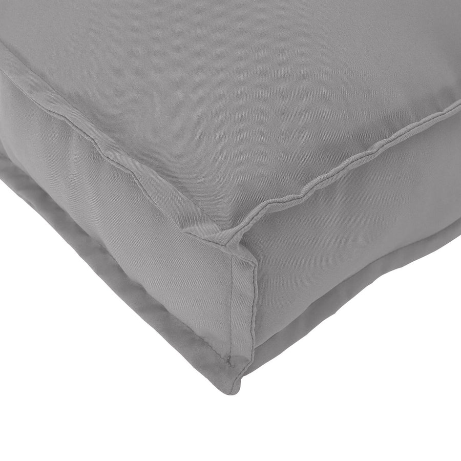 Palletkussen Voor Rugsteun 80X40X12 Cm Oxford Stof Grijs