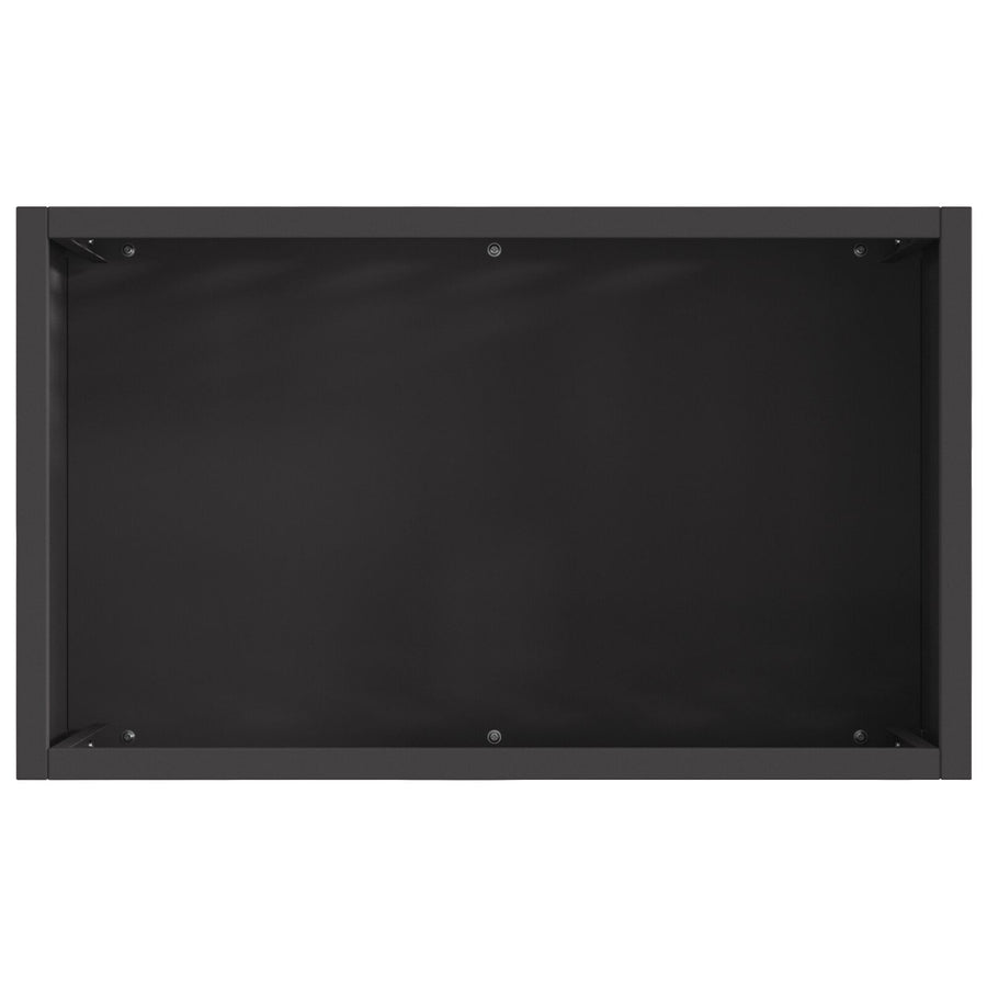 Vuurkorf Rechthoekig Zwart 50X30X40 Cm Staal Koudgewalst staal/Zwart