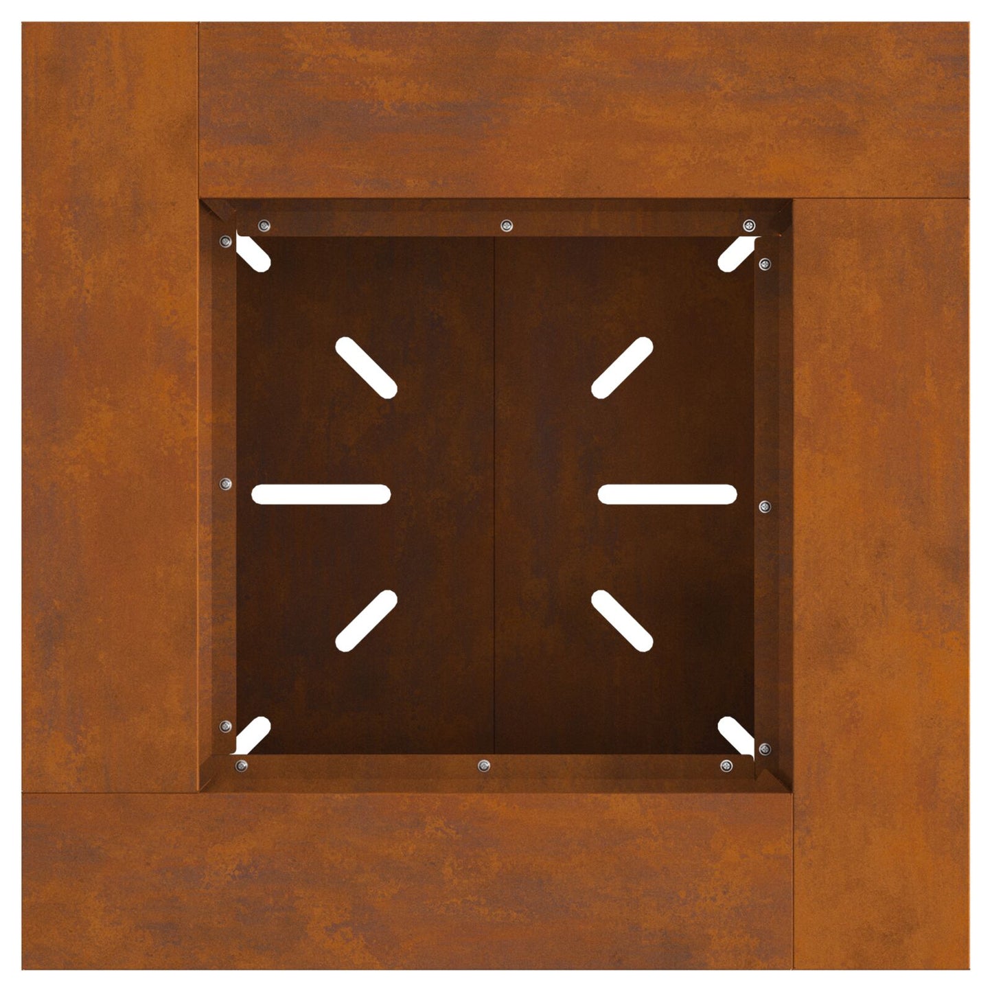 Vuurkorf Verweerd Staal Verweerd staal/Bruin 60 x 60 x 50 cm