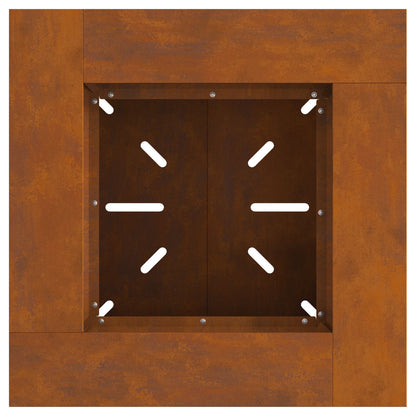 Vuurkorf Verweerd Staal Verweerd staal/Bruin 60 x 60 x 50 cm