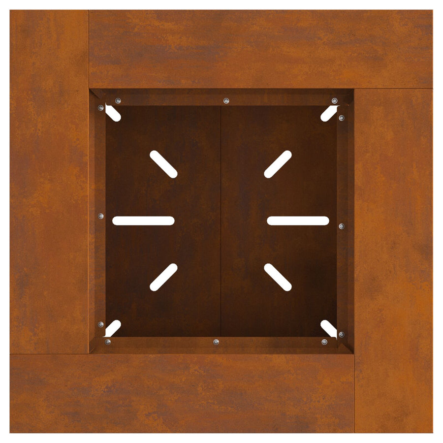 Vuurkorf Verweerd Staal Verweerd staal/Bruin 60 x 60 x 50 cm